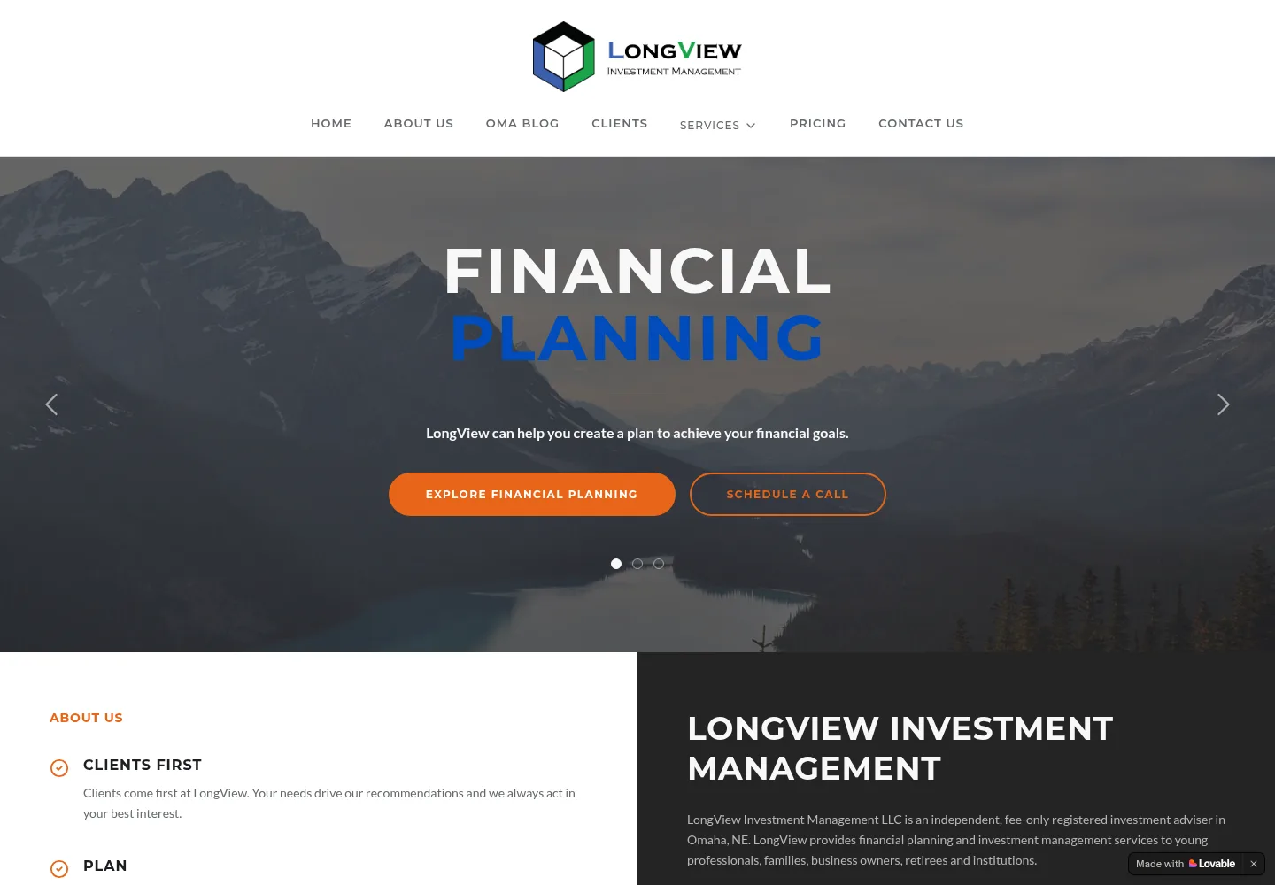 LongView Investment Management homepage preview — longviewim.com